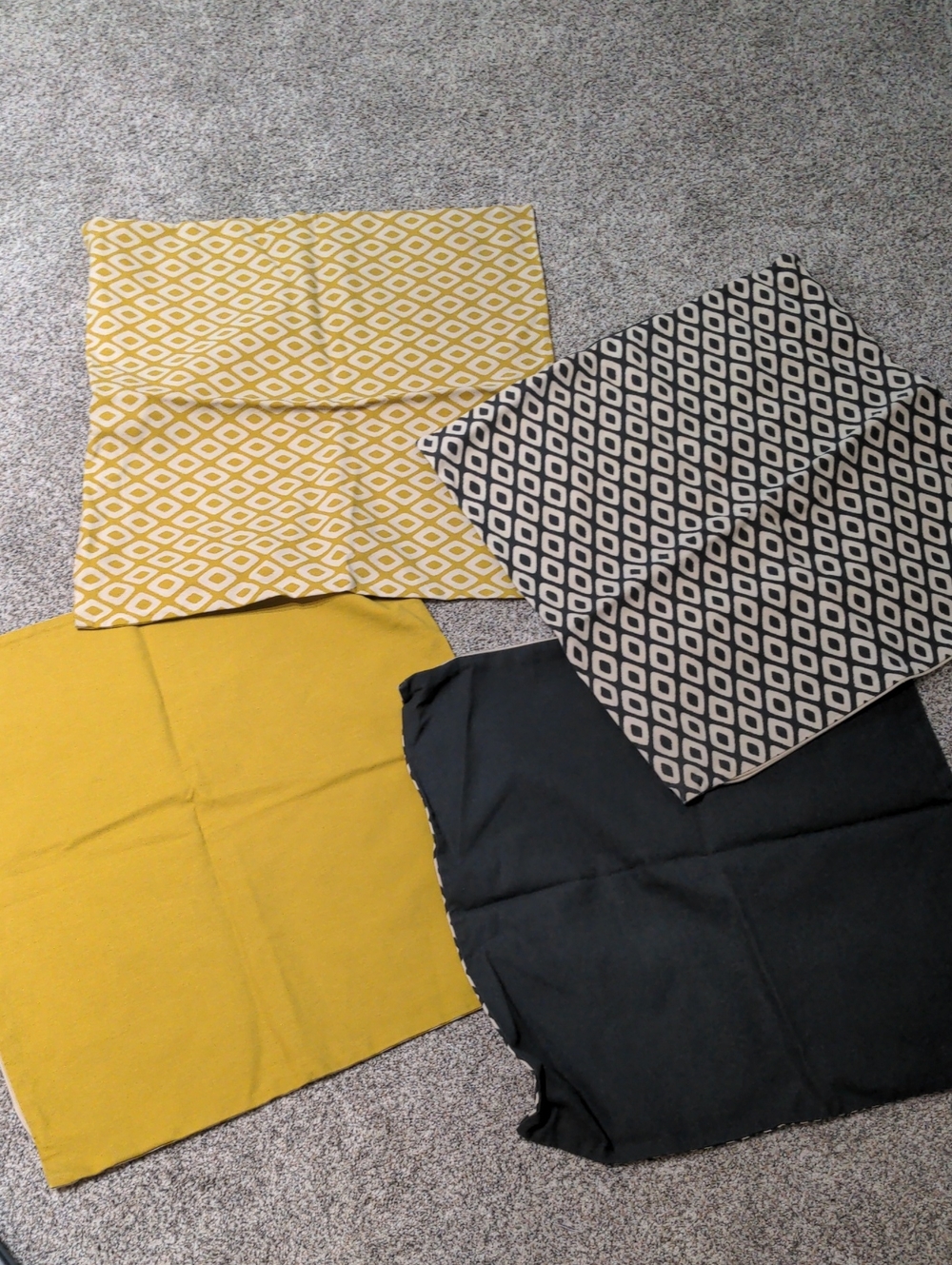 Set of Four H&M Decorative Pillow Covers